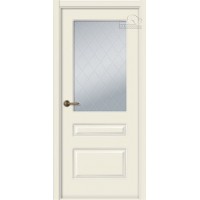 Белорусские двери Роялти, мателюкс 39, эмаль, белый жемчуг