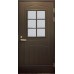 Утепленная финская входная дверь F2000, W71 коричневая