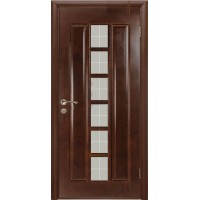 Белорусские двери, DY Модель № 11, ДО, темный лак, массив сосны