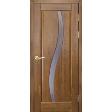 Межкомнатные двери,Дверь Ока, Соло, ПО, Античный орех, массив ольхи