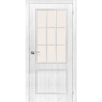 Дверь Финиш Флек Симпл-13, ПО сатинато белое Magic Fog, 3D Shabby Chic