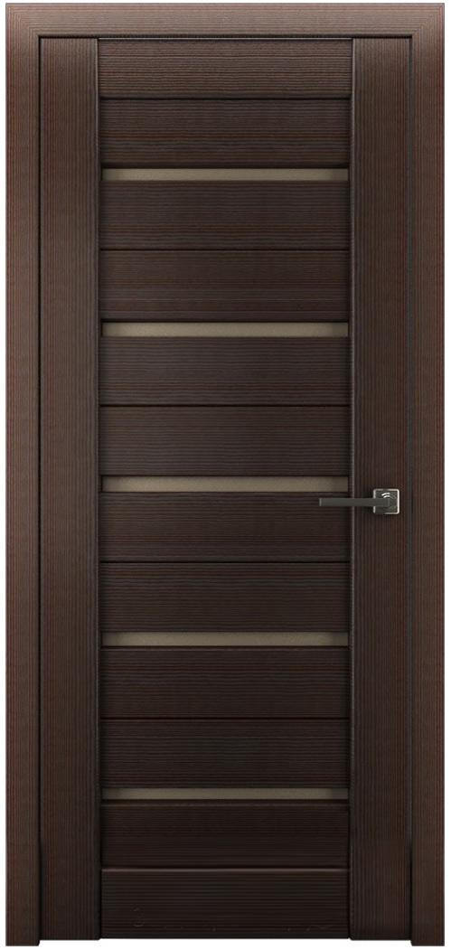Межкомнатная дверь экошпон Line 1 Bronze Cloud, Wenge Межкомнатная дверь экошпон Line 1 Bronze Cloud, Wenge