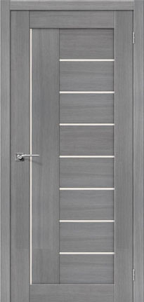 Дверь Эпошпон Порта-29 3D Grey, Стекло Magic Fog Дверь Эпошпон Порта-29 3D Grey, Стекло Magic Fog