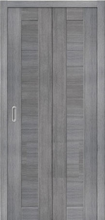 Дверь складная, межкомнатная, Порта-21, Grey Veralinga Дверь складная, межкомнатная, Порта-21, Grey Veralinga