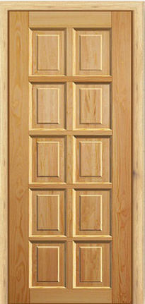 Межкомнатная дверь под покраску ТС Шоколадка, ДГ, массив сосны