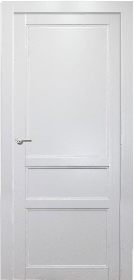 Дверь межкомнатная Milena Classic ДГ, Ecoshpon, Белая эмаль