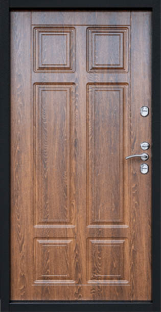 Входная дверь Титан Мск «Сибирь ТЕРМО», Медный антик / дуб филадельфия коньяк