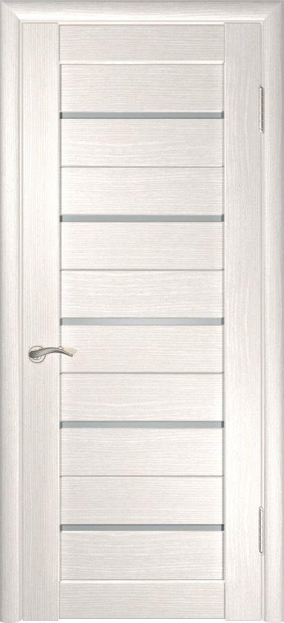 Ульяновские двери ЛУ-22 Белый триплекс, экошпон, беленый дуб