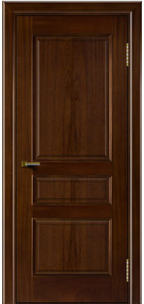 Ульяновская шпонированная дверь, Калина ПГ, Красное дерево тон 10