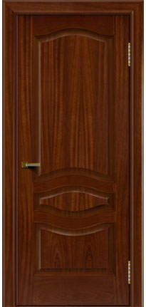 Ульяновская шпонированная дверь, Амелия ПГ, Красное дерево тон 10
