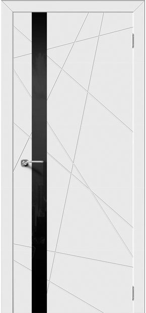 Межкомнатная дверь Style 8 ДГ, эмаль белая