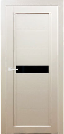 Межкомнатная дверь Т-1 ДО черный лакобель, Renolit, керамика