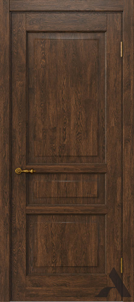 Дверь из массива дуба Альверо, Александра ДГ, Орех чёрный