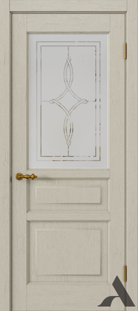 Дверь из массива дуба Альверо, Александра ДО, Беленый дуб