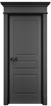 Дверь межкомнатная, Прима-3 ДГ, Черная эмаль