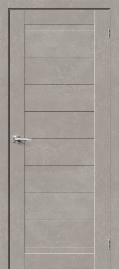 Дверь межкомнатная Hard Flex 3D, Модель-21, Gris Beton