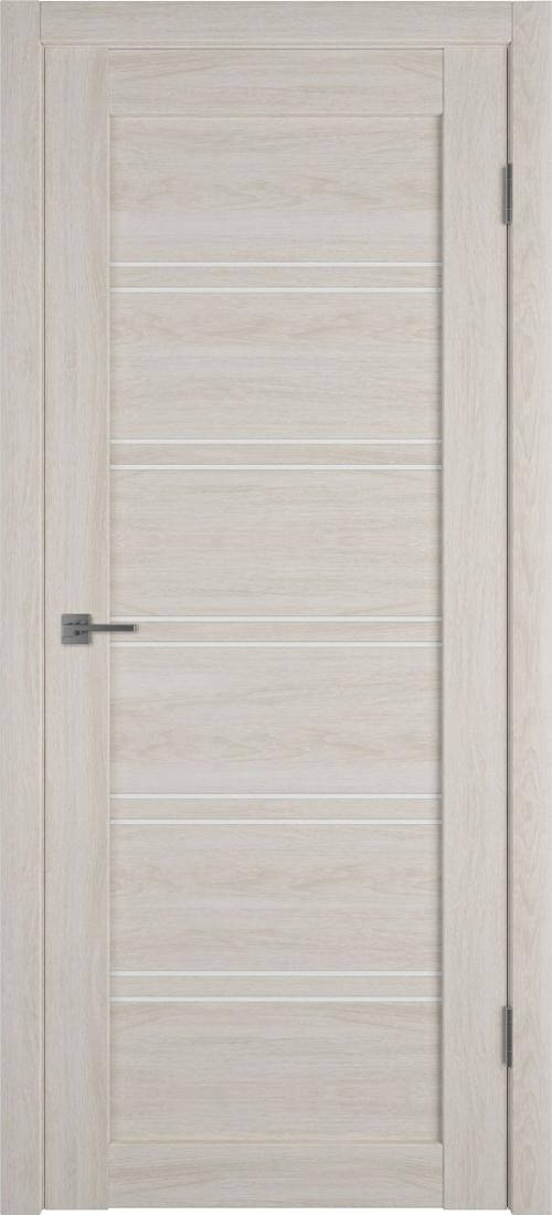 Межкомнатная дверь экошпон Atum Pro 28 White Cloud, Scansom Oak