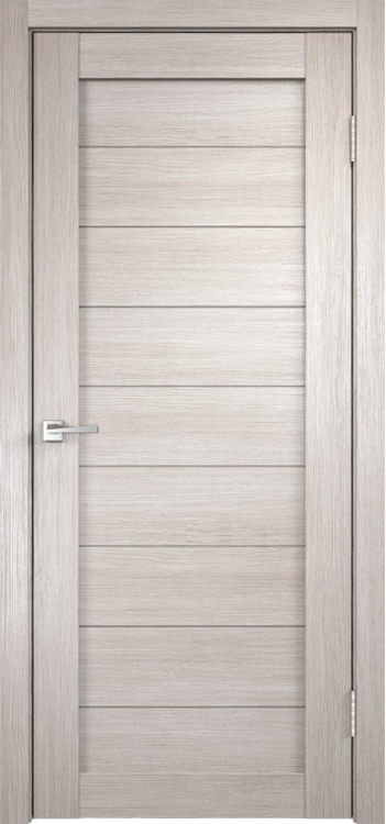 Дверь межкомнатная, Х-1 ДГ, Экошпон, белая лиственница