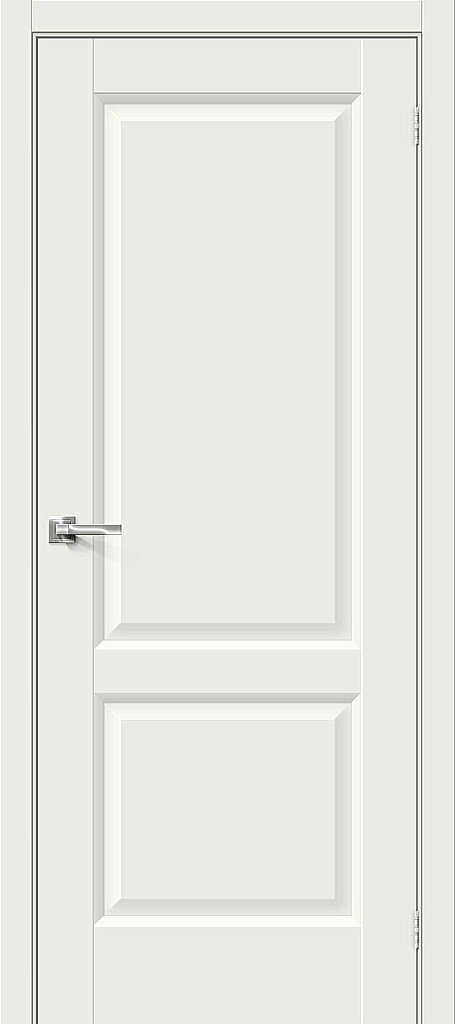Дверь межкомнатная Неоклассик-32 ПГ Эмалит, цвет White Matt
