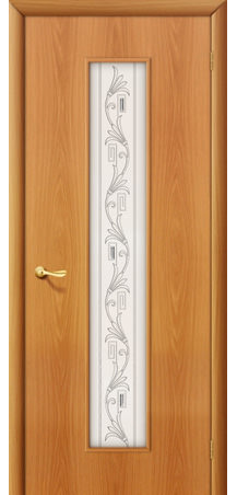 Дверь Ламинированная модель 24 Х рисунок, миланский орех