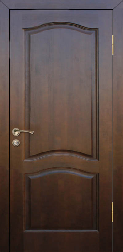 Белорусские двери, DY Модель № 7, ДГ темный лак, массив сосны