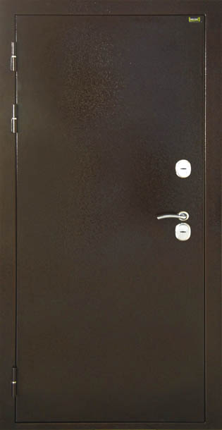 Входная металлическая дверь Термо-2, Медный антик / Дуб темный