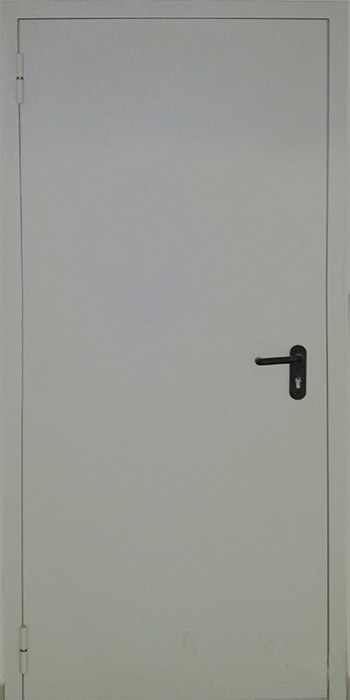 Противопожарная входная металлическая дверь ДП-1- EI-60, RAL 7035